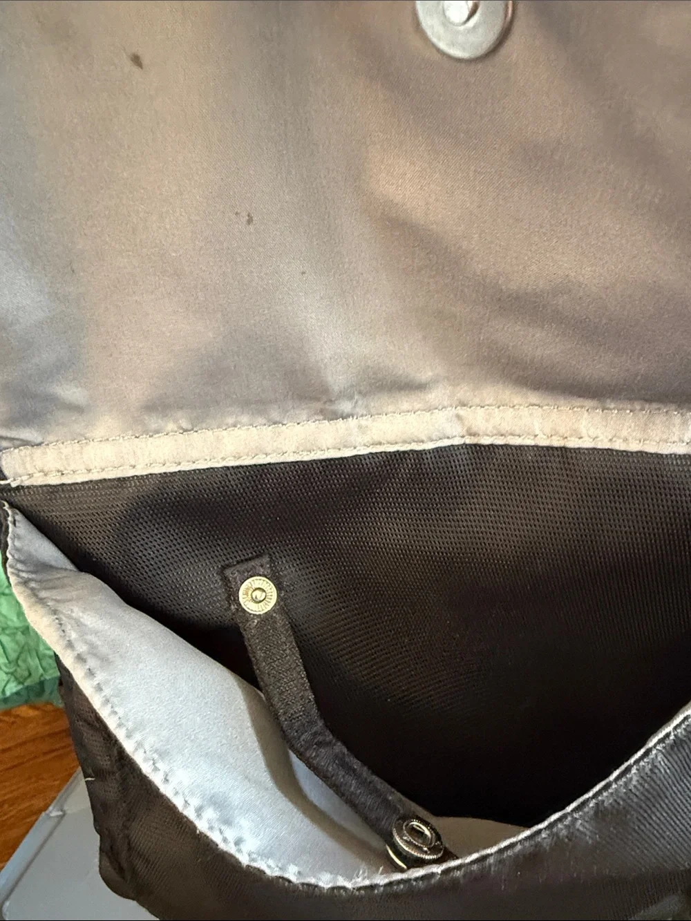ETA Black Men's Crossbody Messenger Bag with Front Organizer